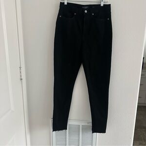 Banana‎ Republic Women's High Rise Black Skinny Jeans Size: 30